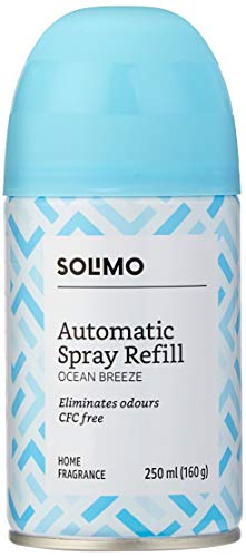 Product Cover Amazon Brand - Solimo Automatic Air Freshener Refill - 250 ml (Ocean Breeze)