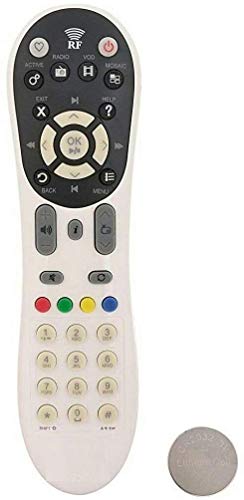 Product Cover e-remote Remote Control Compatible for Videocon D2h RF Box (White) , Please Match The Image with Your Old Remote