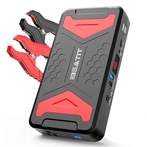 Product Cover BEATIT QDSP 2200Amp Peak 12V car Jump Starter (Up to 10.0L Gas and 10.0LDiesel Engine) 21,000mAh power bank With 100W 110V portable power station inverter for Outdoor Adventure Load Trip Camping Emerg