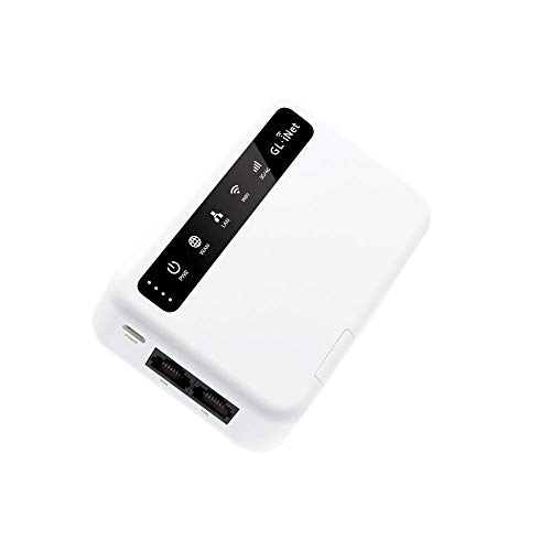 Product Cover GL.iNet 4G Smart Router, T-Mobile Version, OpenWrt, 5000mAh Battery, OpenVPN Client, a Router That You can Program (EC25-AFFA Module Installed)