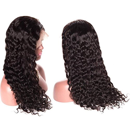 Product Cover Glueless Water Wave Lace Front Wigs 26 inch 100% Unprocessed Brazilian Virgin Human Hair Wig Pre Plucked Natural with Baby Hair Wig for Black Women