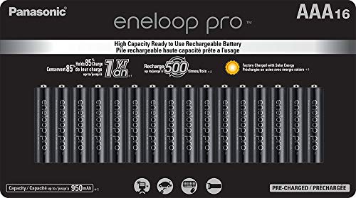 Product Cover Panasonic BK-4HCCA16FA eneloop pro AAA High Capacity Ni-MH Pre-Charged Rechargeable Batteries, 16 Pack