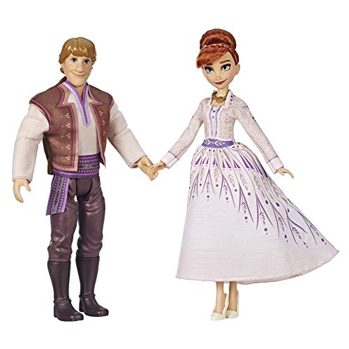 Product Cover Disney Frozen Anna & Kristoff Fashion Dolls 2 Pack, Outfits Featured In The Frozen 2 Movie