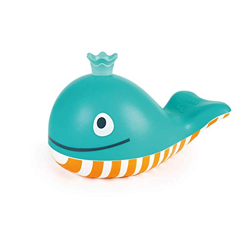 Product Cover Hape Bubble Blowing Whale | Baby Squirt Toy for Bath Time Play, Blue