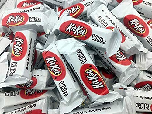 Product Cover LaetaFood Bag - KitKat White Miniatures Crisp Wafers 'n Cream, Snack Size (Pack of 2 Pounds)