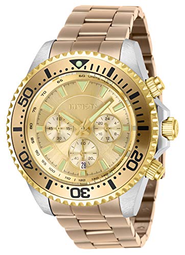 Product Cover Invicta Men's Pro Diver Quartz Watch with Stainless Steel Strap, Carnation, 22 (Model: 27476)