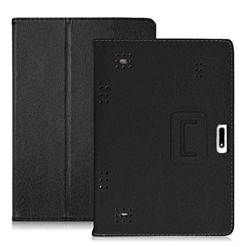 Product Cover YELLYOUTH 10.1 inch Android Tablet Case, DETUOSI-PU Leather Folio Cover fit for Plum 10
