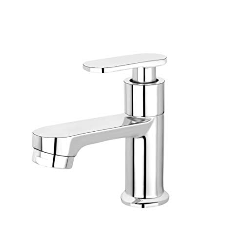 Product Cover Pray Pillar Cock Chrome Plated Brass Tap for Bathroom/Kitchen (Silver)
