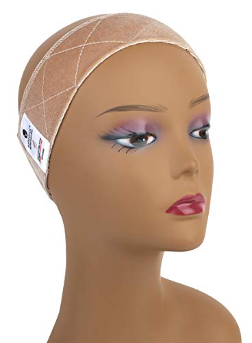 Product Cover MainBasics Velvet Wig Grip Band Adjustable Wig Comfort Band, Beige