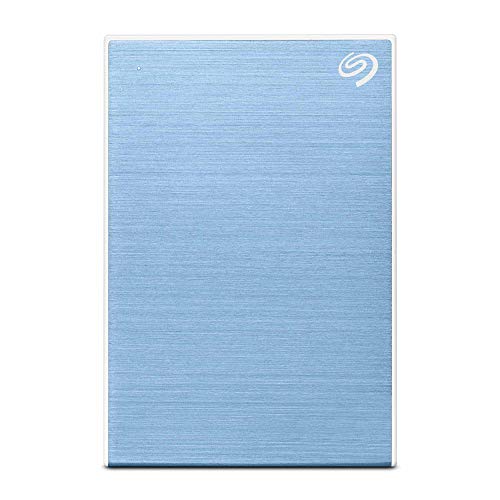 Product Cover Seagate Backup Plus 4 TB External Hard Drive Portable HDD - Light Blue USB 3.0 for PC Laptop and Mac, 1 Year Mylio Create, 2 Months Adobe CC Photography (STHP4000402)
