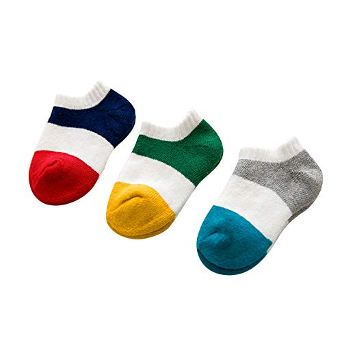 Product Cover FOOTPRINTS Organic cotton New Born Baby Socks - 0-6 Months - Pack of 3 Pairs - Colourful Lowcut