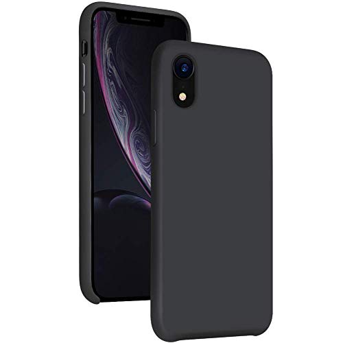 Product Cover iPhone XR Case, iPhone XR Silicone Case, REALCASE Liquid Silicone Gel Rubber Shockproof Case Soft Microfiber Cloth Lining Cushion Compatible with iPhone XR 6.1