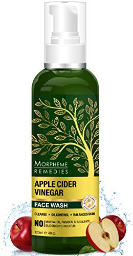 Product Cover Morpheme Remedies Apple Cider Vinegar Face Wash - Oil Control, Balances Skin ph - 120ml - with USDA Organic Apple Cider Vinegar