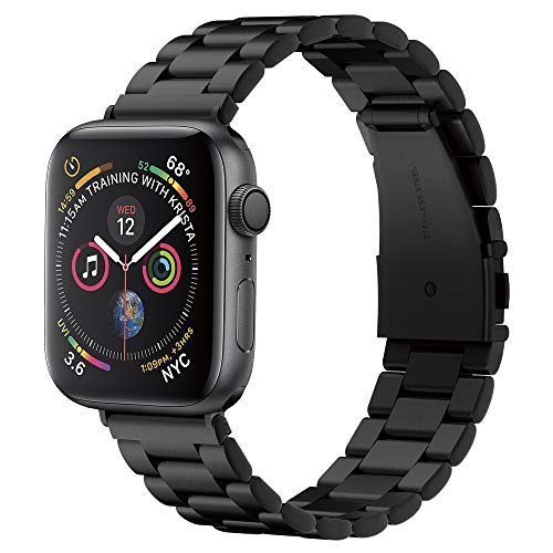 Product Cover Spigen Modern Fit Designed for Apple Watch Band for 42mm/44mm Series 5/Series 4/Series 3/2/1 - Black