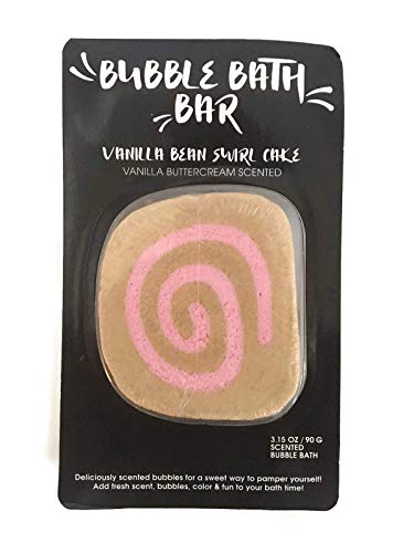 Product Cover Vanilla Bean Swirl Cake Bubble Bath Bar (Vanilla Buttercream Scented) 3.15 Oz