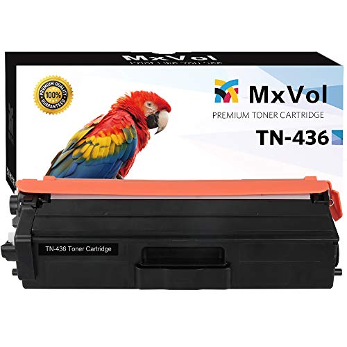 Product Cover MxVol Compatible Brother TN-436 TN-433 TN436 Toner Cartridge Black 1-Pack (TN436BK), High Yield Toner use for Brother HL-L8360CDW HL-L8260CDW MFC-L8610CDW MFC-L8900CDW Printer