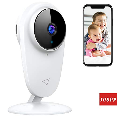 Product Cover Victure 1080P FHD Baby Monitor Pet Camera 2.4G Wireless Indoor Home Security Camera with Two-Way Audio Motion Detection Night Vision for Baby/Pet/Nanny/Elderly Compatible with iOS & Android System