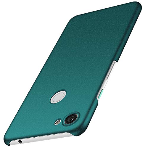 Product Cover anccer Compatible for Google Pixel 3A Case [Colorful Series] [Ultra Thin Fit] Premium PC Material Slim Cover for Google Pixel 3A (Gravel Green)