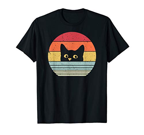 Product Cover Cat Shirt. Retro Style T-Shirt