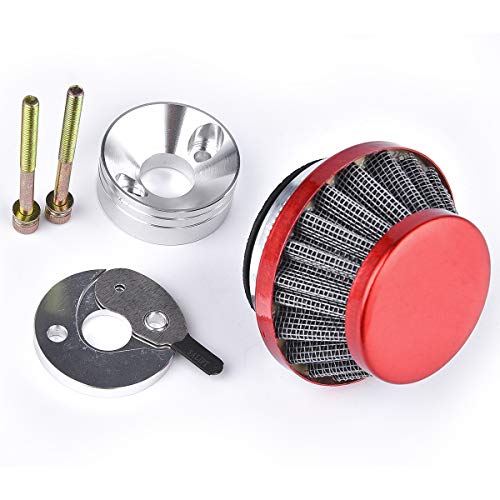 Product Cover Air Filter with Veloctiy Stack & Choke Plate for Racing Goped V-Stack Zenoah G23LH G2D 23cc Sport Bigfoot Bladez Red