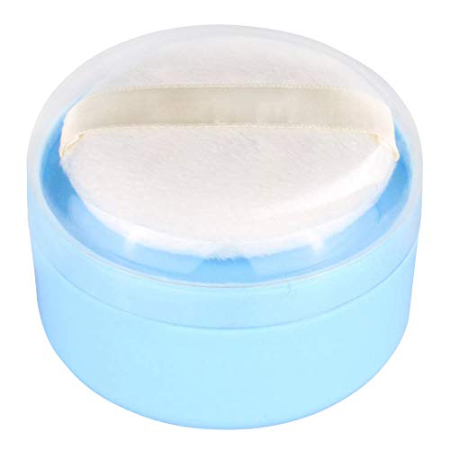 Product Cover Onwon Baby After-Bath Puff Box Empty Body Powder Container Dispenser Case with Sifter and Powder Puffs for Home and Travel Use