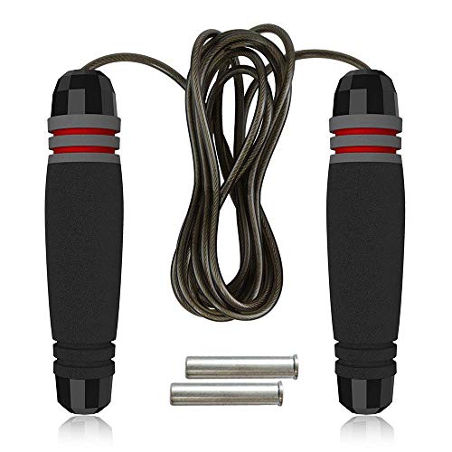 Product Cover Fitpolo Weighted Jump Rope, Adjustable Skipping Ropes with 6.3