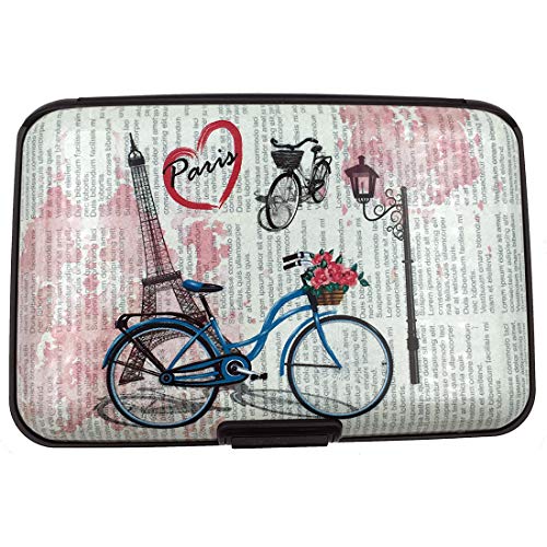 Product Cover RFID Blocking Credit Card Holder for Women or Men, Theft, Bicycle, Size One Size