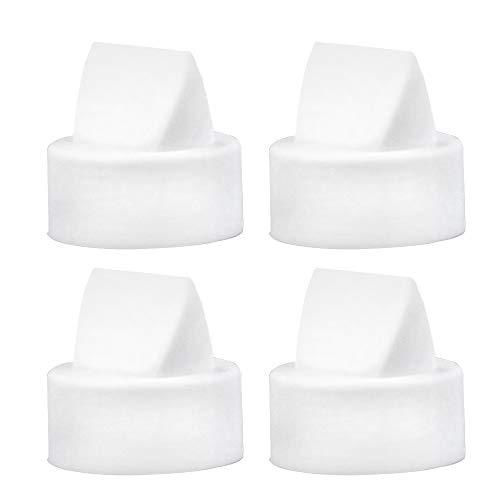 Product Cover Maymom Valve for Freemie Closed System Cups. Replaces Freemie Duckbills or Freemie Valves in Freemie Liberty Mobile. 4 pc White, Not for Open System Freemie Cup; Not Freemie Original Accessories