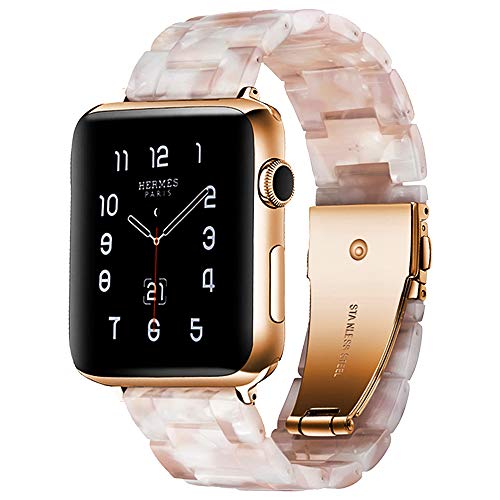 Product Cover BONSTRAP Compatible Iwatch Bands Resin Watch Band 42mm 44mm for Men Women