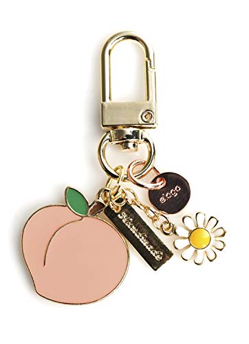 Product Cover elago AirPods Keyring [Peach] - Charm for AirPods, Handbag, Tote, Purse, Backpack, Bag, Car