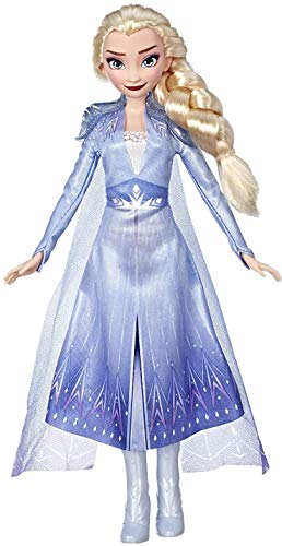 Product Cover Disney Frozen Elsa Fashion Doll with Long Blonde Hair & Blue Outfit Inspired by Frozen 2 - Toy for Kids 3 Years Old & Up