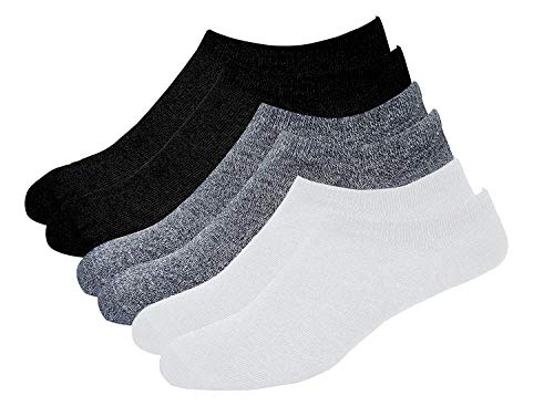 Product Cover F L Y - F I S H Men's Cotton Anti-slip Loafer Socks (Multicolour; Free Size) - Pack of 3