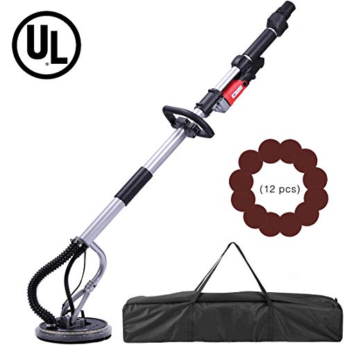 Product Cover VIVOHOME 710W Electric Adjustable Variable Speed Drywall Sander Machine with LED Light and Storage Bag UL Listed