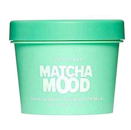 Product Cover I DEW CARE Matcha Mood Face Mask - Green Tea Wash-Off Face Mask - Korean Skin Care Face Mask With Green Tea And Aloe Extract, Soothing Face Mask To Balance, Revitalize And Moisturize Skin (3.52 oz)