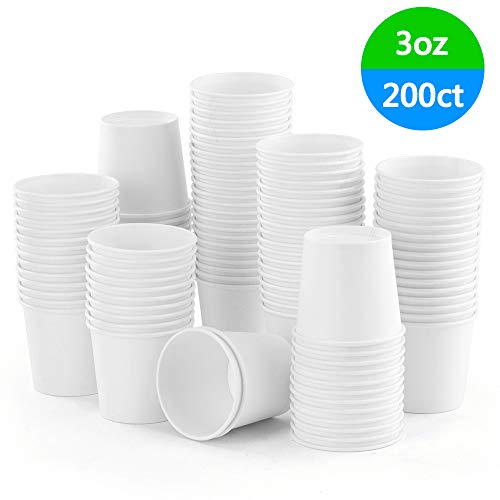 Product Cover Eupako 3 oz White Paper Cups Small Disposable Sample Cups 200 Count