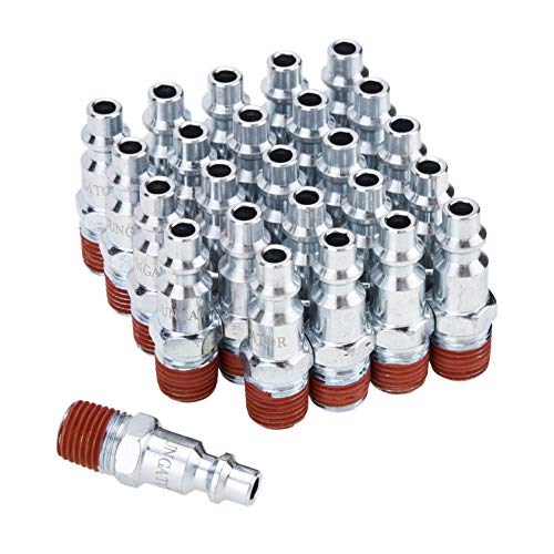 Product Cover SUNGATOR 1/4-Inch NPT Male Industrial Air Plug, Pneumatic Plugs (25-Pack)