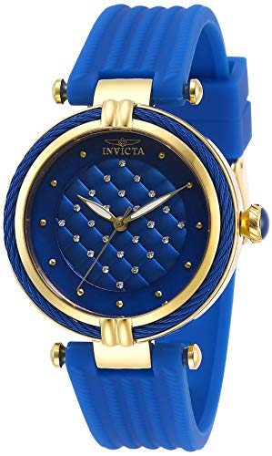Product Cover Invicta Women's Bolt Stainless Steel Quartz Polyurethane Strap, Blue, 18 Casual Watch (Model: 28945)