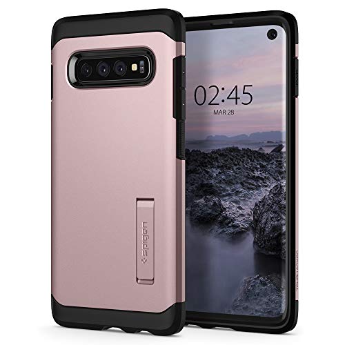 Product Cover Spigen Tough Armor Designed for Samsung Galaxy S10 Case (2019) - Rose Gold