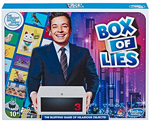 Product Cover Hasbro Gaming The Tonight Show Starring Jimmy Fallon Box of Lies Party Game for Teens and Adults