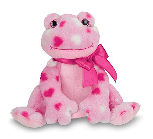 Product Cover Bearington Hoppy Hearts Valentines Plush Stuffed Animal Frog with Hearts, 9 inches