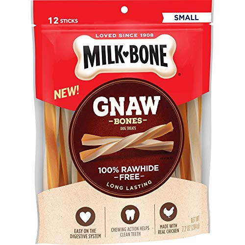 Product Cover Milk-Bone Gnawbones Chicken Sticks, Rawhide-Free, 7.2 oz Pouch
