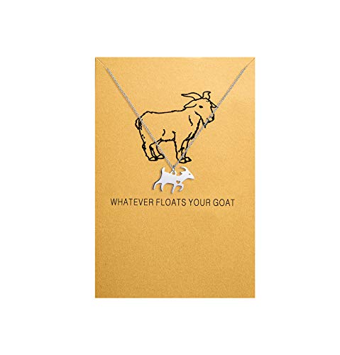 Product Cover Bestill Goat Necklace Animal Charm Stainless Steel Jewelry Gift for Your Friend Lover Family