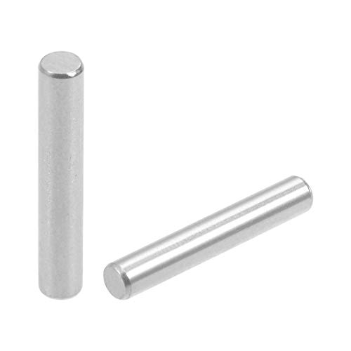Product Cover uxcell 50Pcs 3mm x 18mm Dowel Pin 304 Stainless Steel Shelf Support Pin Fasten Elements Silver Tone
