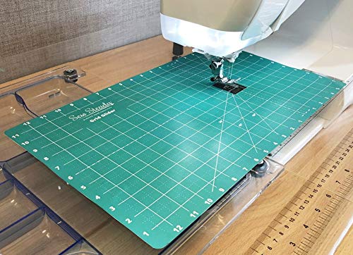 Product Cover Sew Steady Free Motion Quilting Slider Mat Grid Marked 12 x 20 with Tacky Back