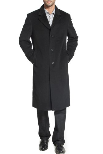 Product Cover BGSD Men's Henry Cashmere Blend Long Walking Coat (Regular Big & Tall)