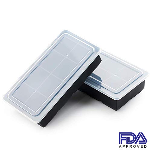 Product Cover Homepixi Ice Cube Tray with Lids Set of 2