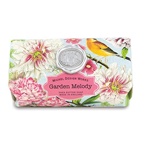Product Cover Michel Design Works Large Bath Soap Bar - Garden Melody