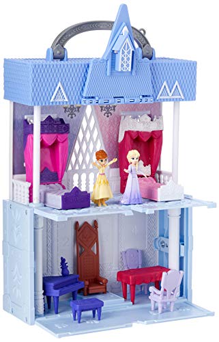 Product Cover Disney Frozen Pop Adventures Arendelle Castle Playset with Handle, Including Elsa Doll, Anna Doll, & 7 Accessories - Toy for Kids Ages 3 & Up