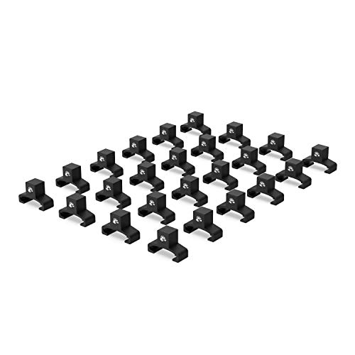 Product Cover Olsa Tools Black Spring Loaded Ball Bearing Socket Clips for Use with Olsa Socket Holders | 24-Pack (3/8-inch)