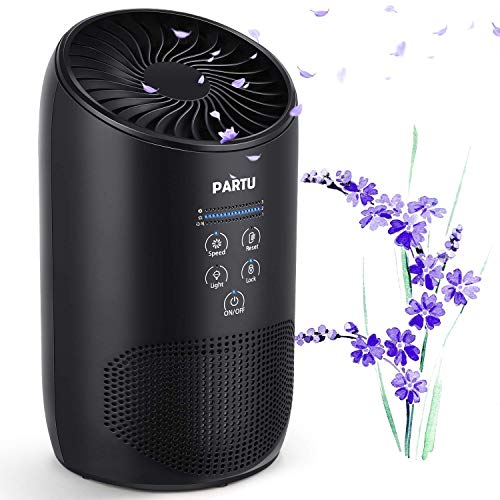 Product Cover PARTU HEPA Air Purifier - Smoke Air Purifiers for Home with Fragrance Sponge - 100% Ozone Free, Lock Set, Eliminates Smoke, Dust, Pollen, Pet Dander, (Available for California)